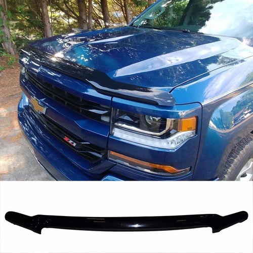 Bug Shield Hood Deflector Guards Fit 2016 2017 2018 Chevy Silverado 1500