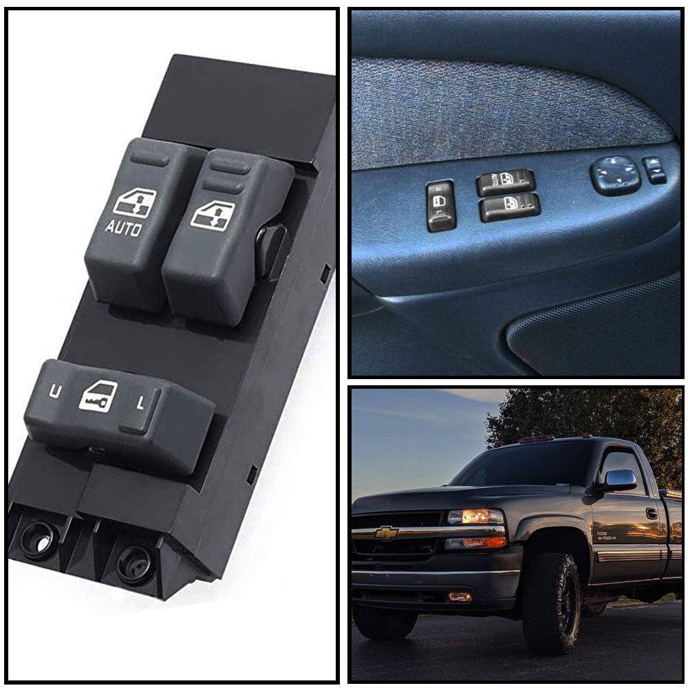 For 1999-2002 Silverado Sierra 1500 2500 3500 Driver Master Power Window Switch