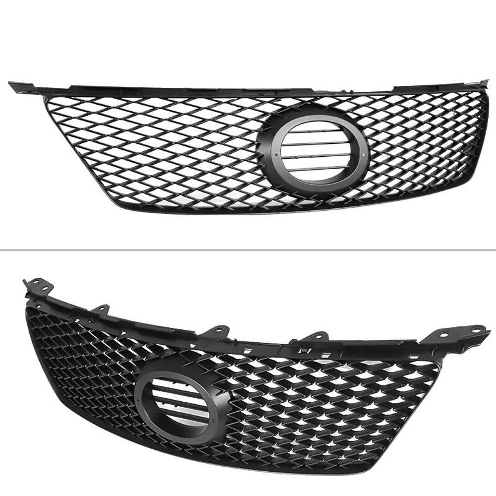 For 06-08 Lexus IS250 350 IS-F Style Front Bumper Hood Mesh Grille Grill Black