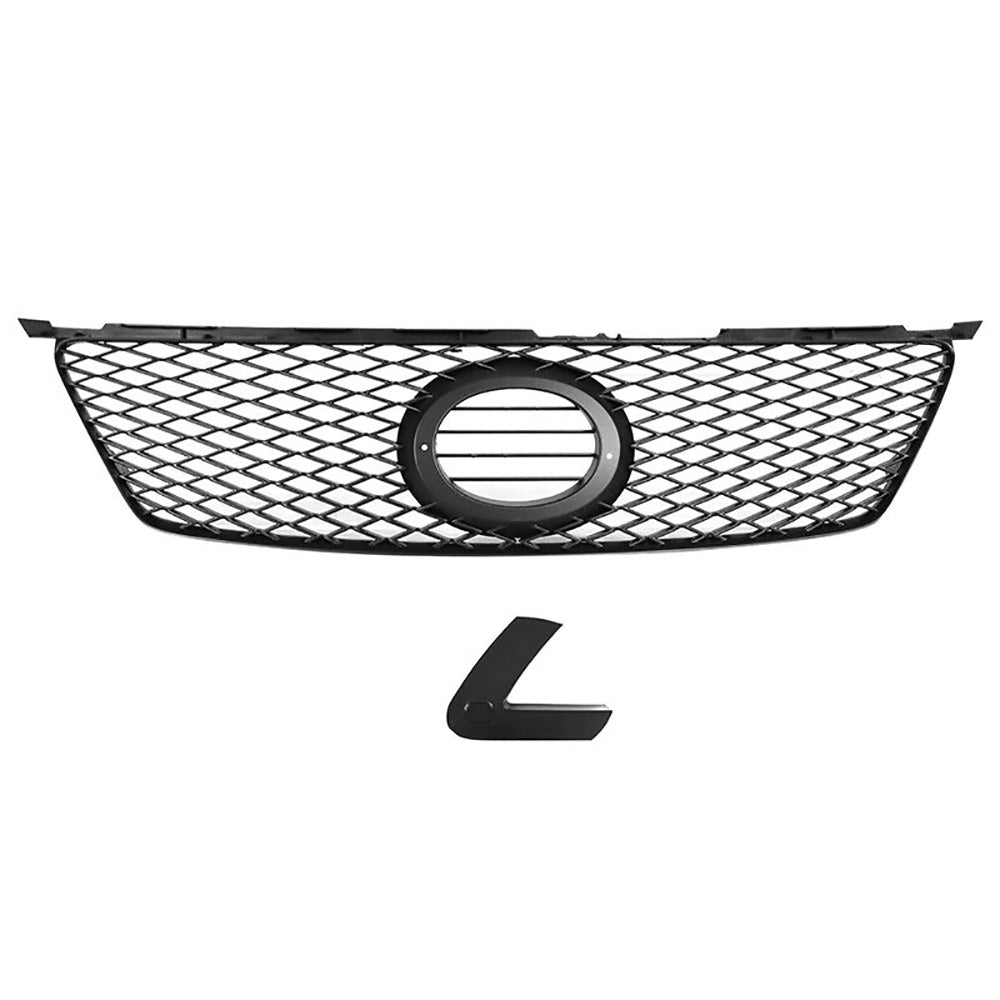 For 06-08 Lexus IS250 350 IS-F Style Front Bumper Hood Mesh Grille Grill Black