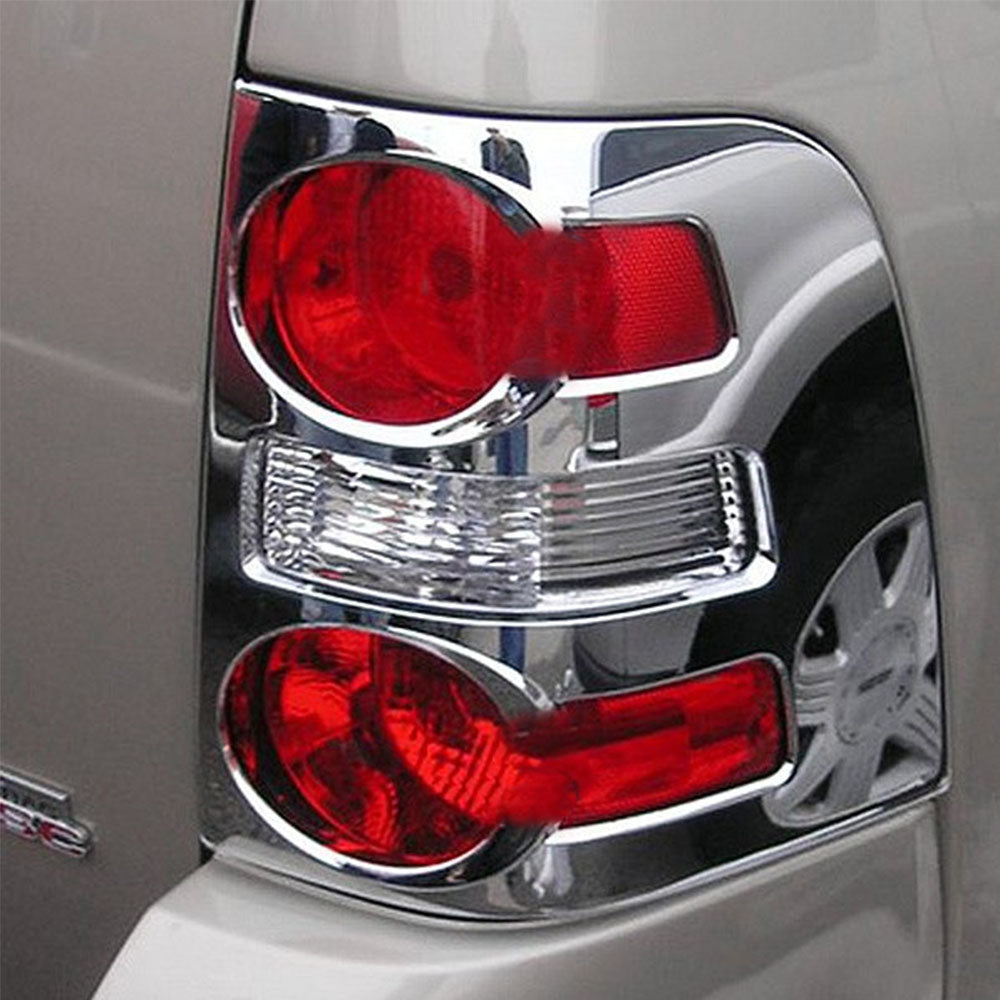 Fit 2007 2008 2009 2010 Ford Explorer Chrome Taillight Covers TRIM BEZEL Pair