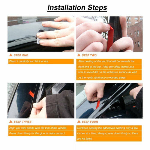 For 2015 2016 2017 2018 Chevrolet Silverado 2500/3500 Acrylic Window Visors