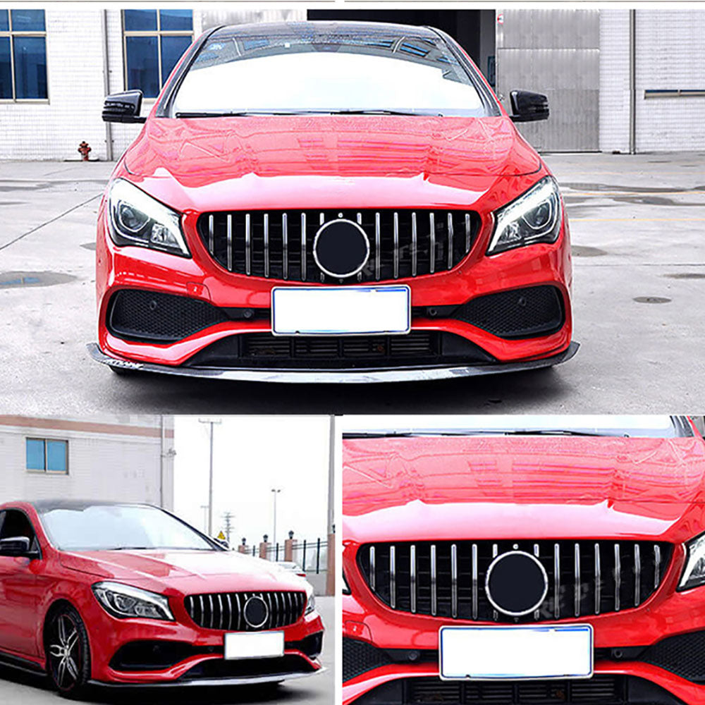 Front Bumper Grille GT-R Style For 2013-2016 Mercedes Benz W117 CLA250 CLA200