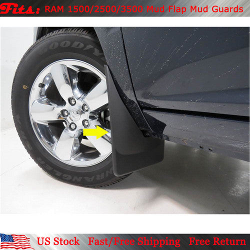 for 2009-2015 RAM 1500 / 2010-2016 2017 RAM 2500 3500 Mud Flap Splash Mud Guard