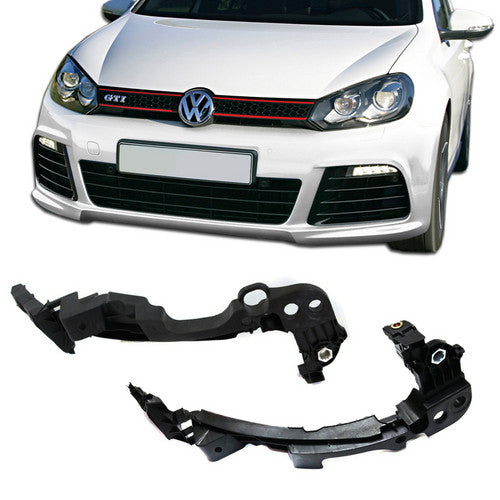 New Bumper Face Bar Brackets Retainer Mounting Braces Set of 2 for VW Golf Pair