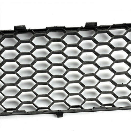 Main Upper&Lower Black W/ Chrome Trim Hex Mesh Grille Fit 06-09 VW Mk5 Jetta GTI