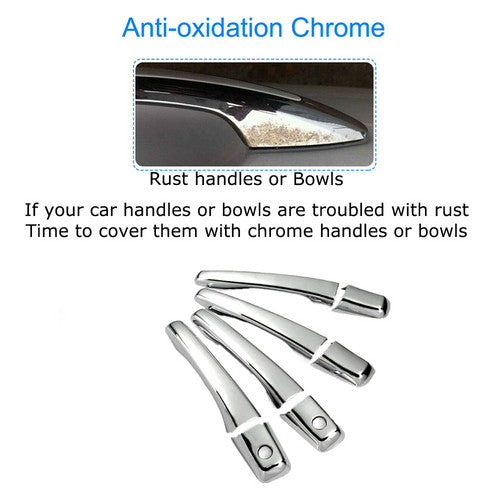 Chrome Door Handle Covers For Mitsubishi Outlander 2003 2004 2005 2006
