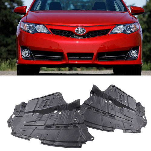 Left & Right Side Engine Splash Shield For 2012-2014 Toyota Camry Set of 2