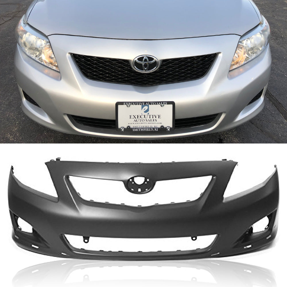 NEW Primered Front Bumper Cover for 2009 2010 Toyota Corolla Sedan S / XRS