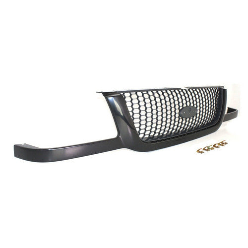 For 2001 2002 2003 Ford Ranger Front bumper Upper Grille Black Grill