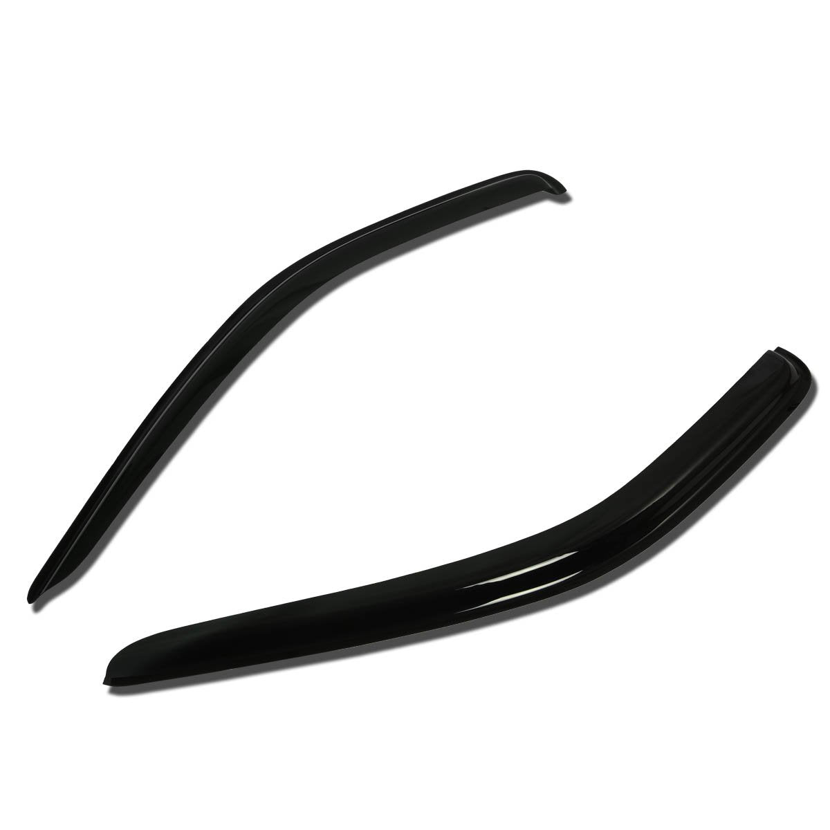 Fit 2005-2010 Dodge Dakota Ext Cab Smoke Window Vent Visor Deflector Rain Guard