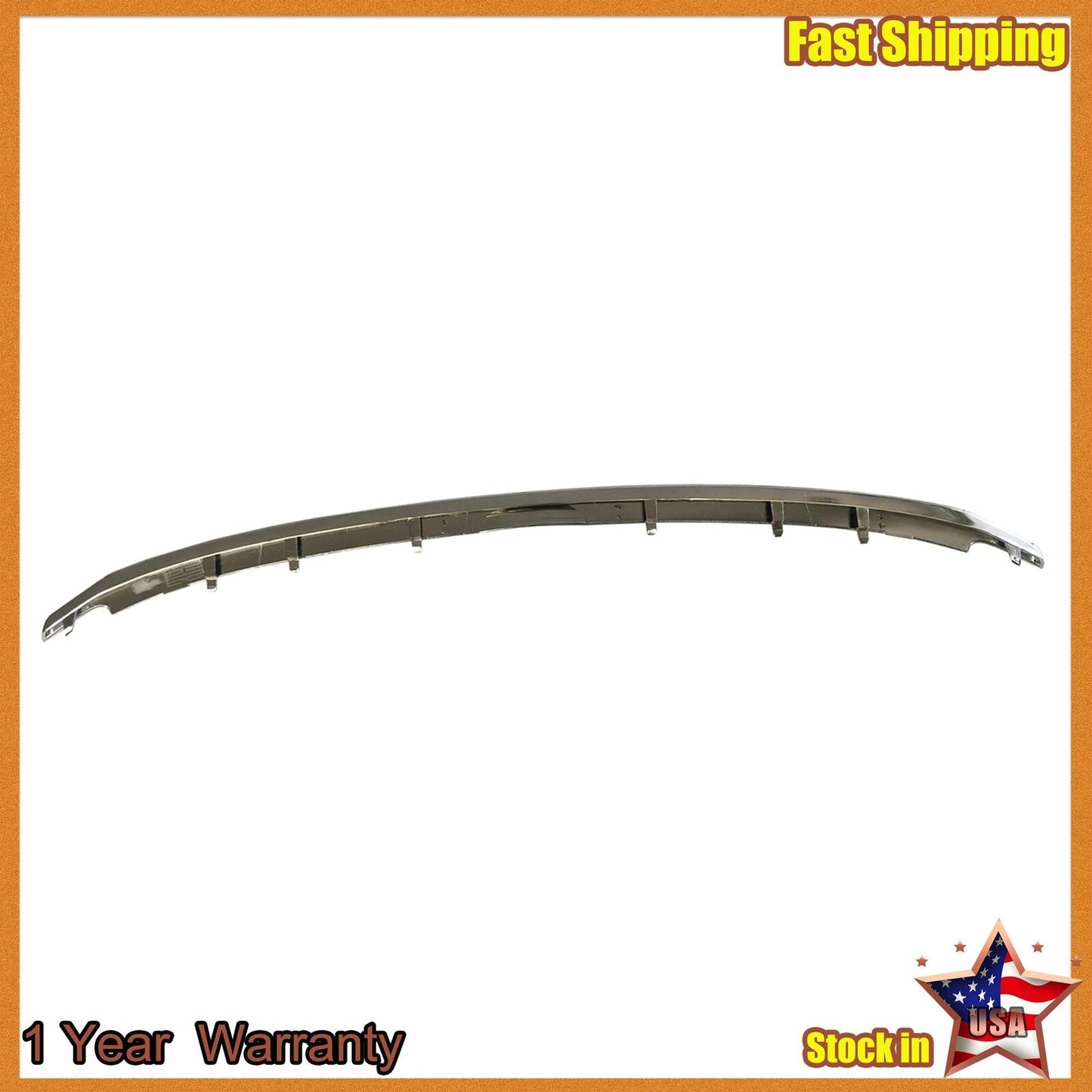 Front Lower Chrome Grille Moulding Grille Trim For 11-15 Ford Explorer