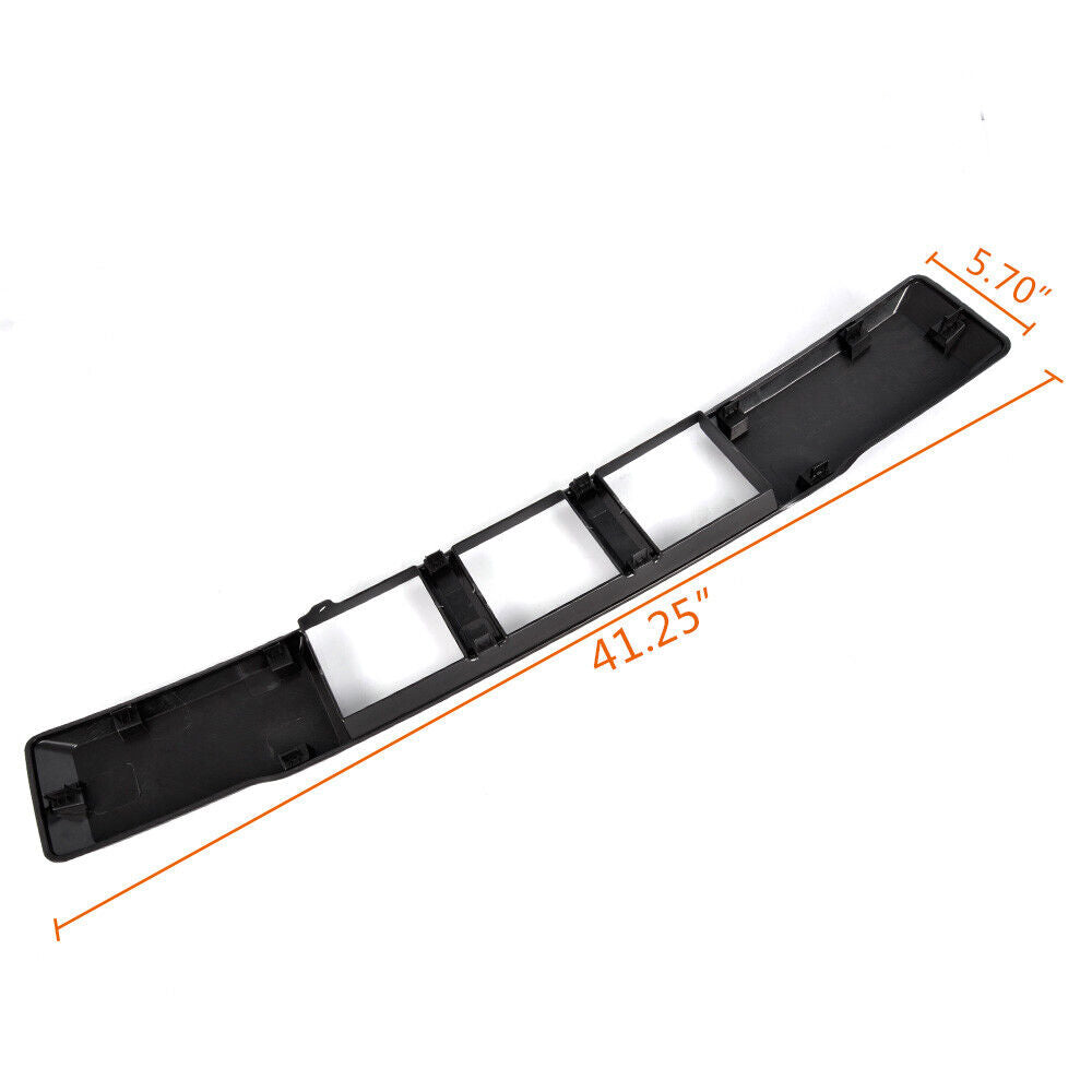 Front Bumper Lower Grille Trim Panel Black Fit For 2015-2017 Ford F150 F-150