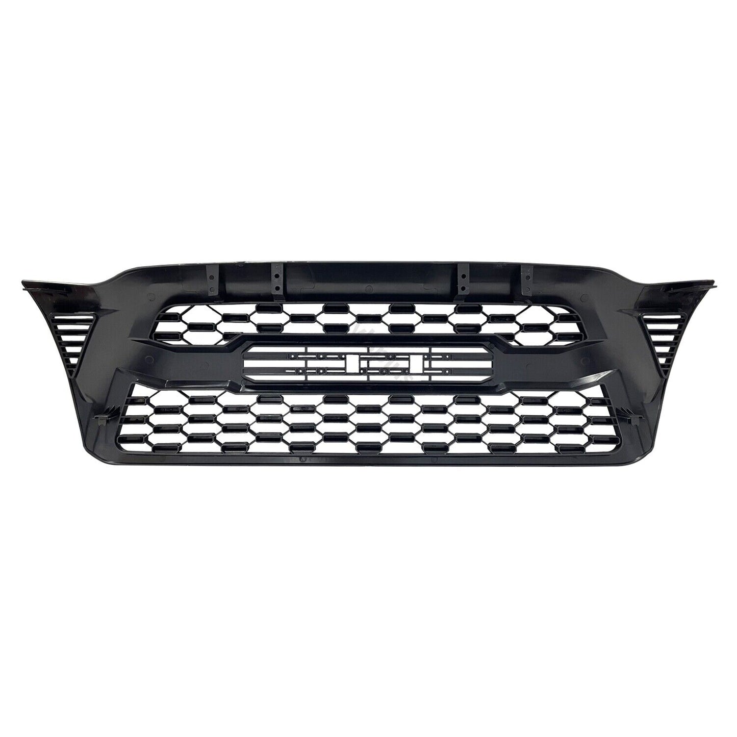For 2005-2011 Toyota Tacoma Front Bumper Hood Grille Grill Matte Black