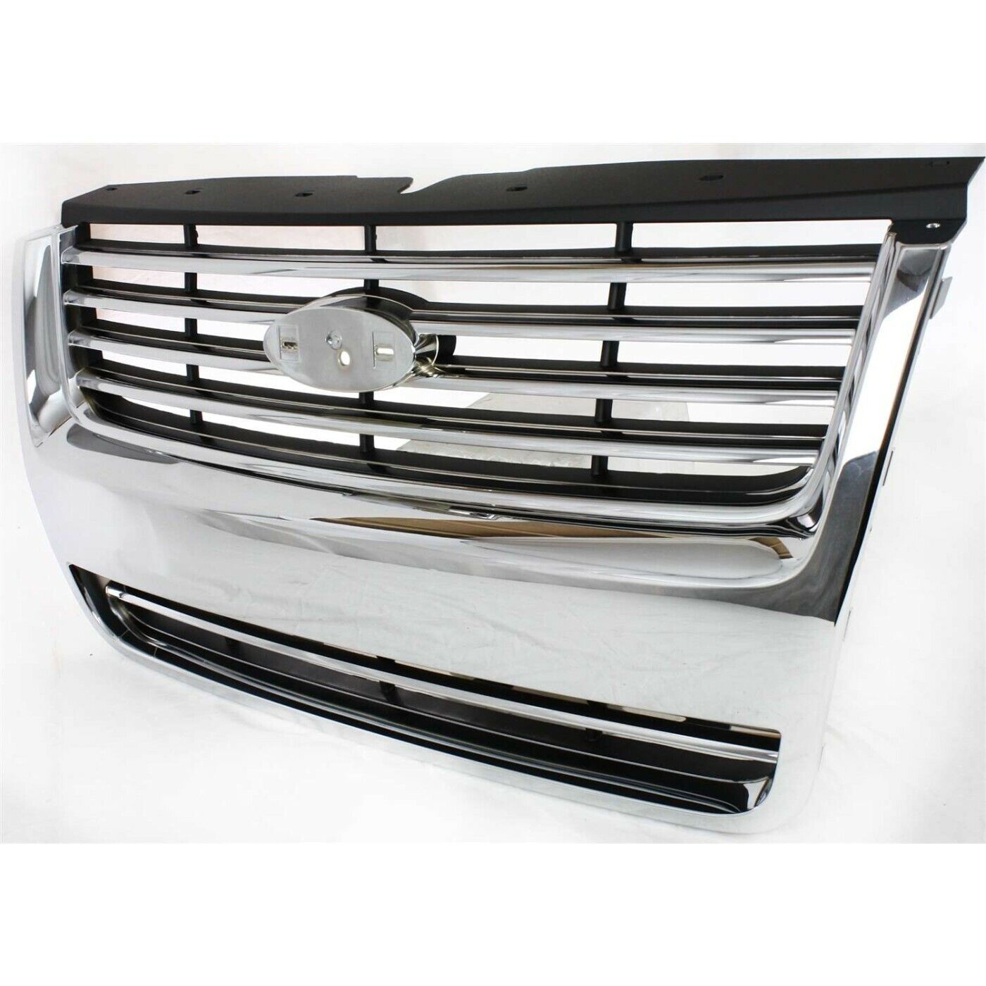 Front Bumper Chrome Grille For 2006 2007 2008 2009 2010 Ford Explorer