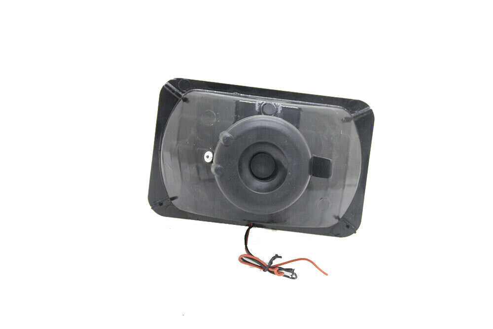 4x6"Yellow CCFL Halo Clear Lens Diamond Cut Sealed Beam Projector Headlight Pair