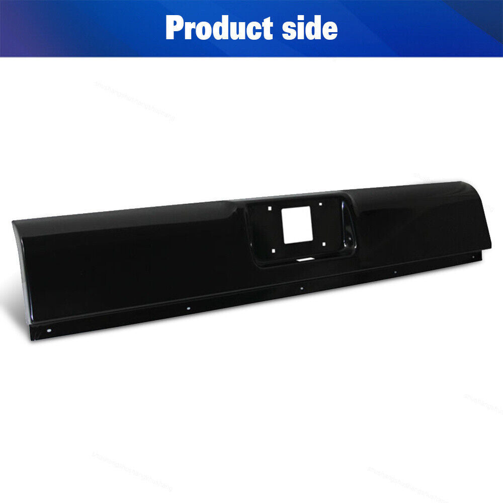 Rear Bumper Roll Pan W/ License Lamp For 99-07 Silverado Sierra Fleetside Pickup