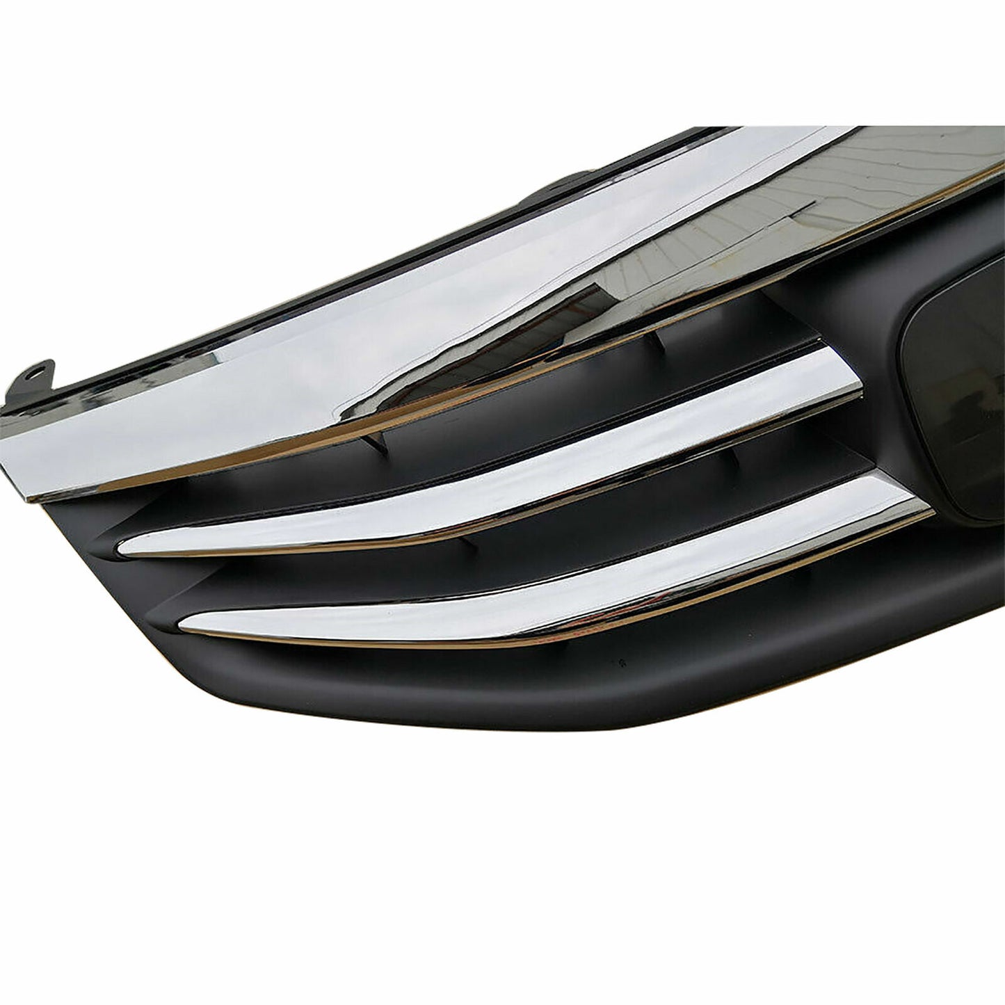 Front Bumper Upper Grille w/Chrome Trim Grill For Honda Accord 2011 2012 Sedan
