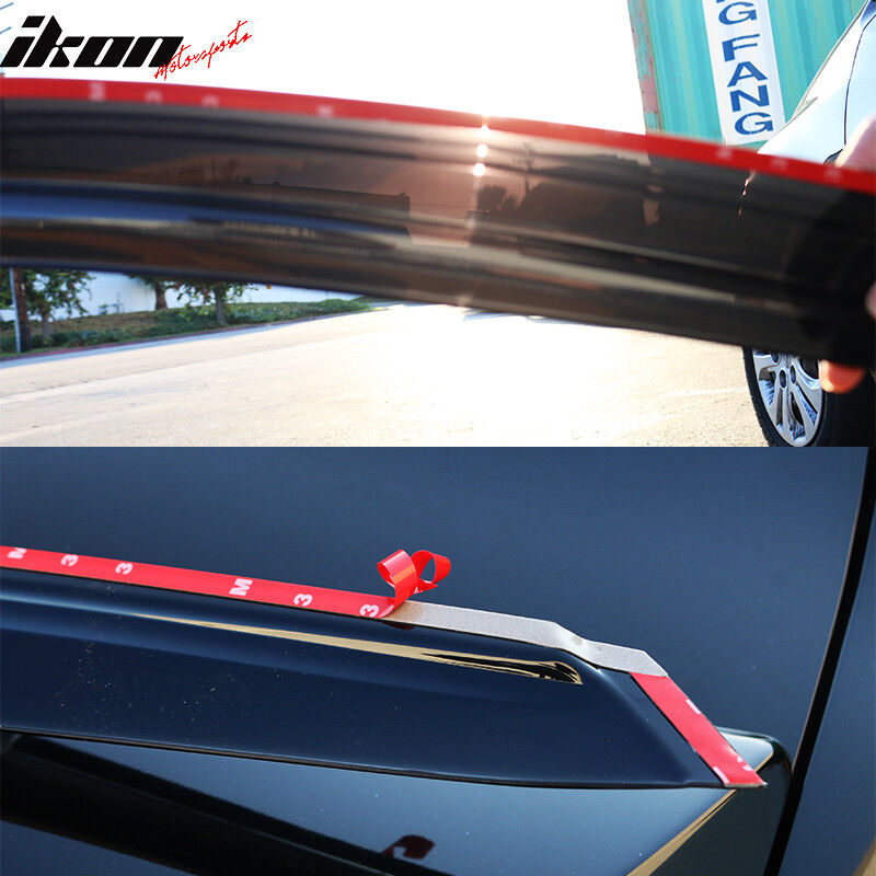 Fits 05-07 Honda Odyssey Mugen Window Visors Sun Rain Guard Vent Acrylic 4PCS