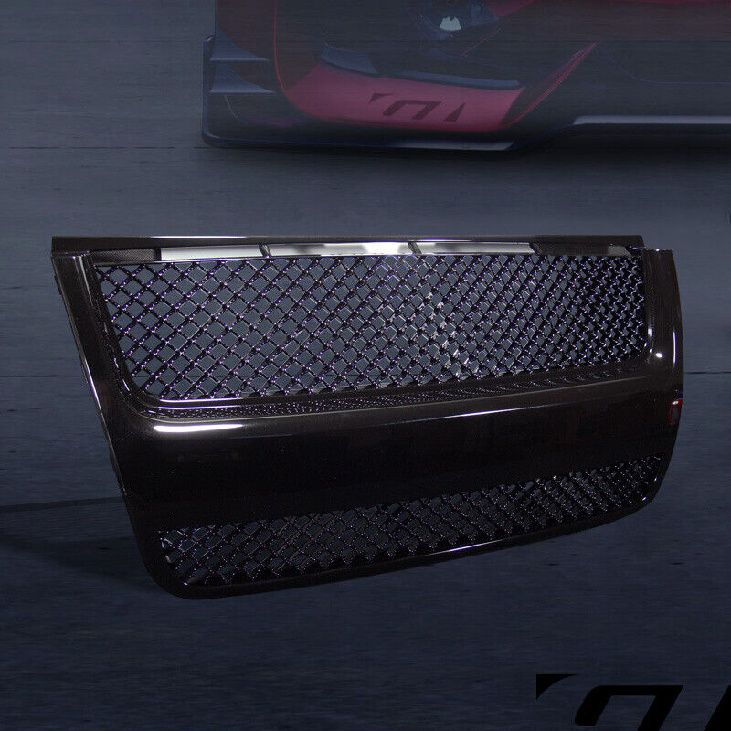 For 2007-2010 Explorer Sport Trac Black Mesh Front Bumper Grill Grille Guard ABS