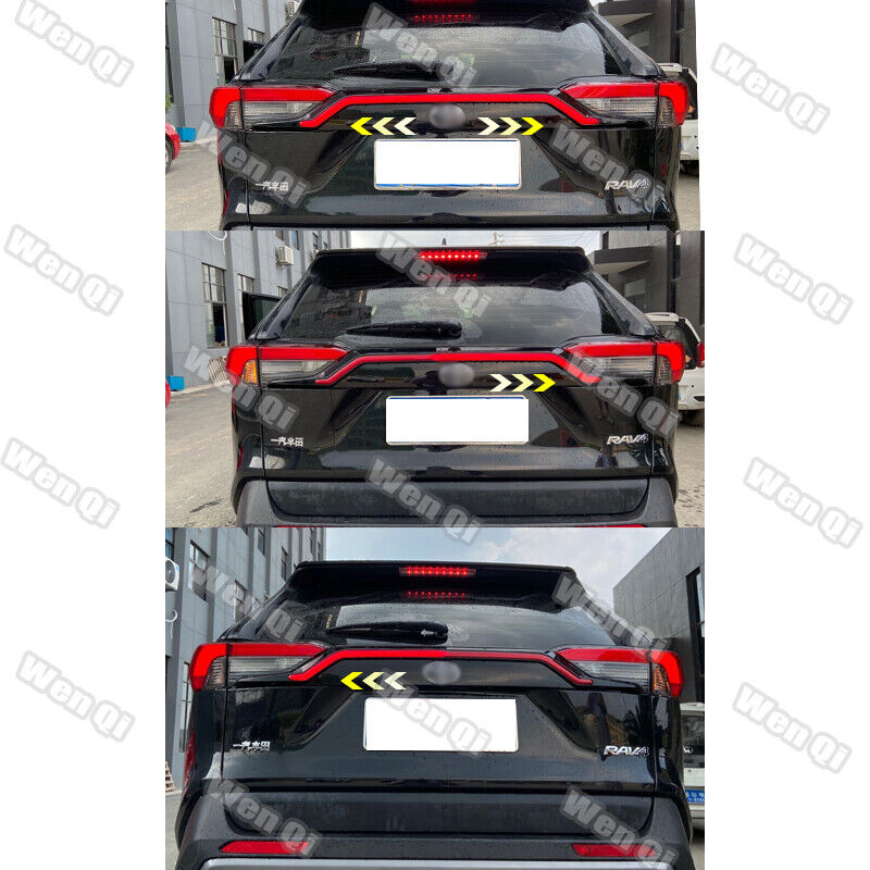 For 2019-2020 Toyota RAV4 LED Tail Brake Breathing Lights Dynamic Signal Lamp