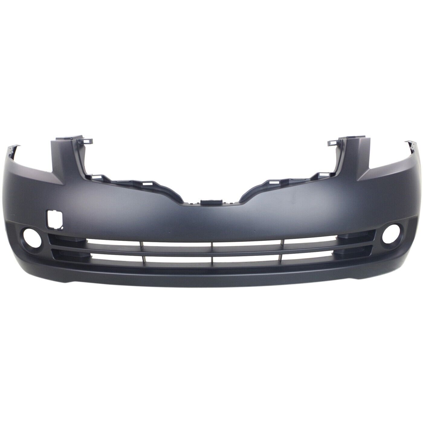 For 2007 2008 2009 Nissan Altima Front Bumper Cover & Chrome Grille 2pc Kit