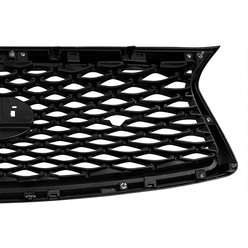 For 2018 2019 2020 2021 2022 Infiniti Q50 Front Upper Gloss Black Grille Grill