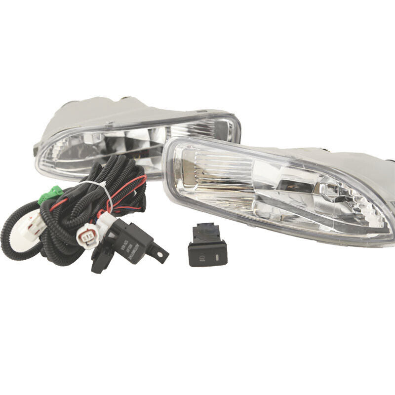 For 2003-2004 Toyota Corolla LE CE Front Bumper Headlights Fog Lights Lamps 4PCS