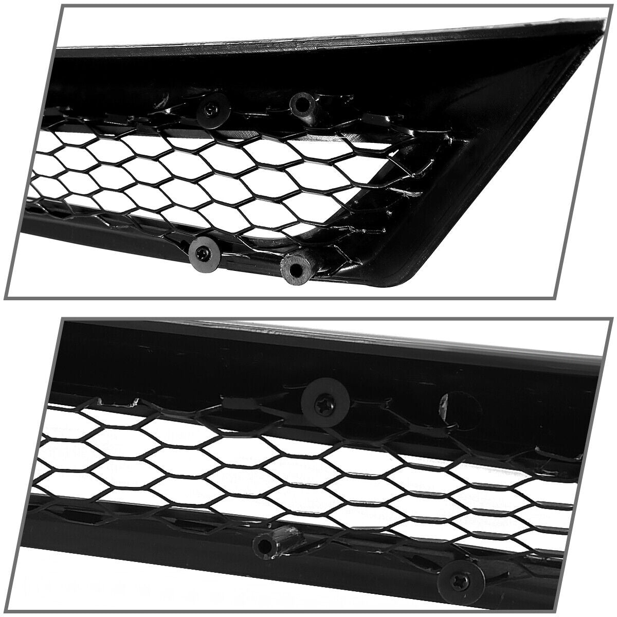 Fits 2006 2007 2008 Honda Civic Coupe Si 2Dr Front Hood Grille T-R Mesh Style