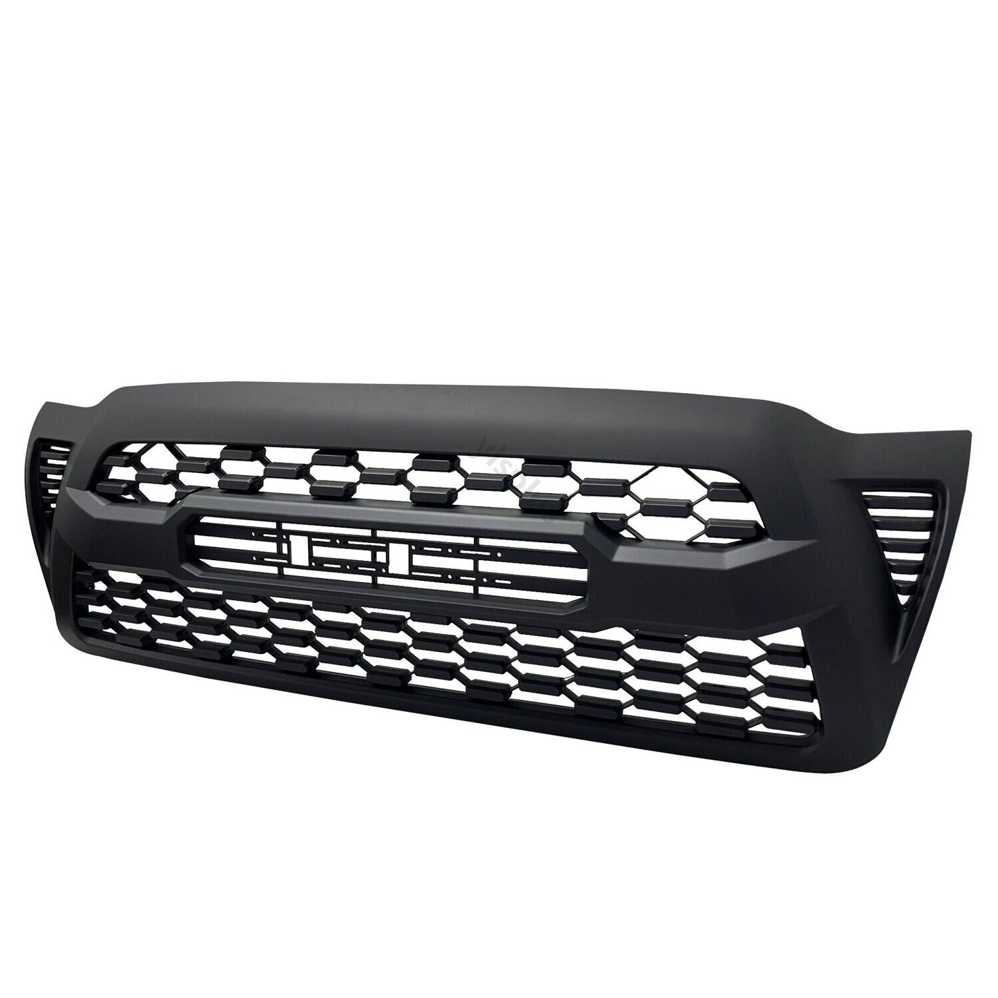 For 2005-2011 Toyota Tacoma Front Bumper Hood Grille Grill Matte Black