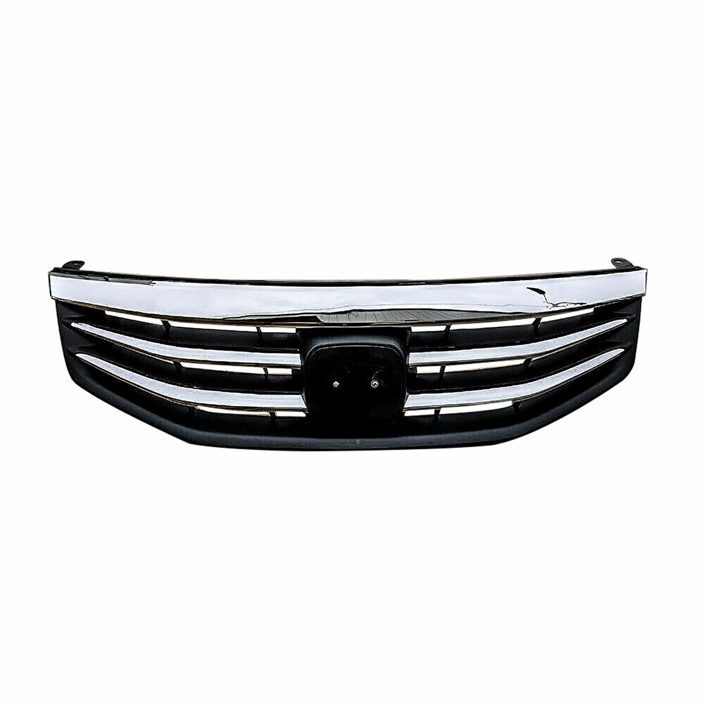 Front Bumper Upper Grille w/Chrome Trim Grill For Honda Accord 2011 2012 Sedan