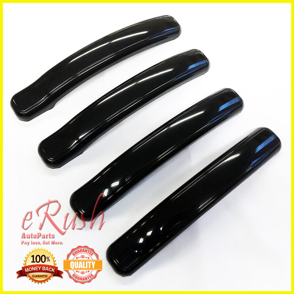 FOR 99-06 CHEVROLET+GMC TRUCKS SUVS GLOSSY BLACK HANDLE COVER SILVERADO+SIERRA