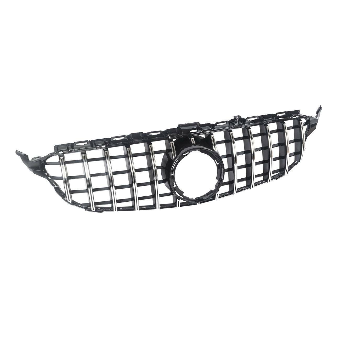 GT R AMG Style Front Bumper Grille for Mercedes Benz W205 C300 C43 2019-2021