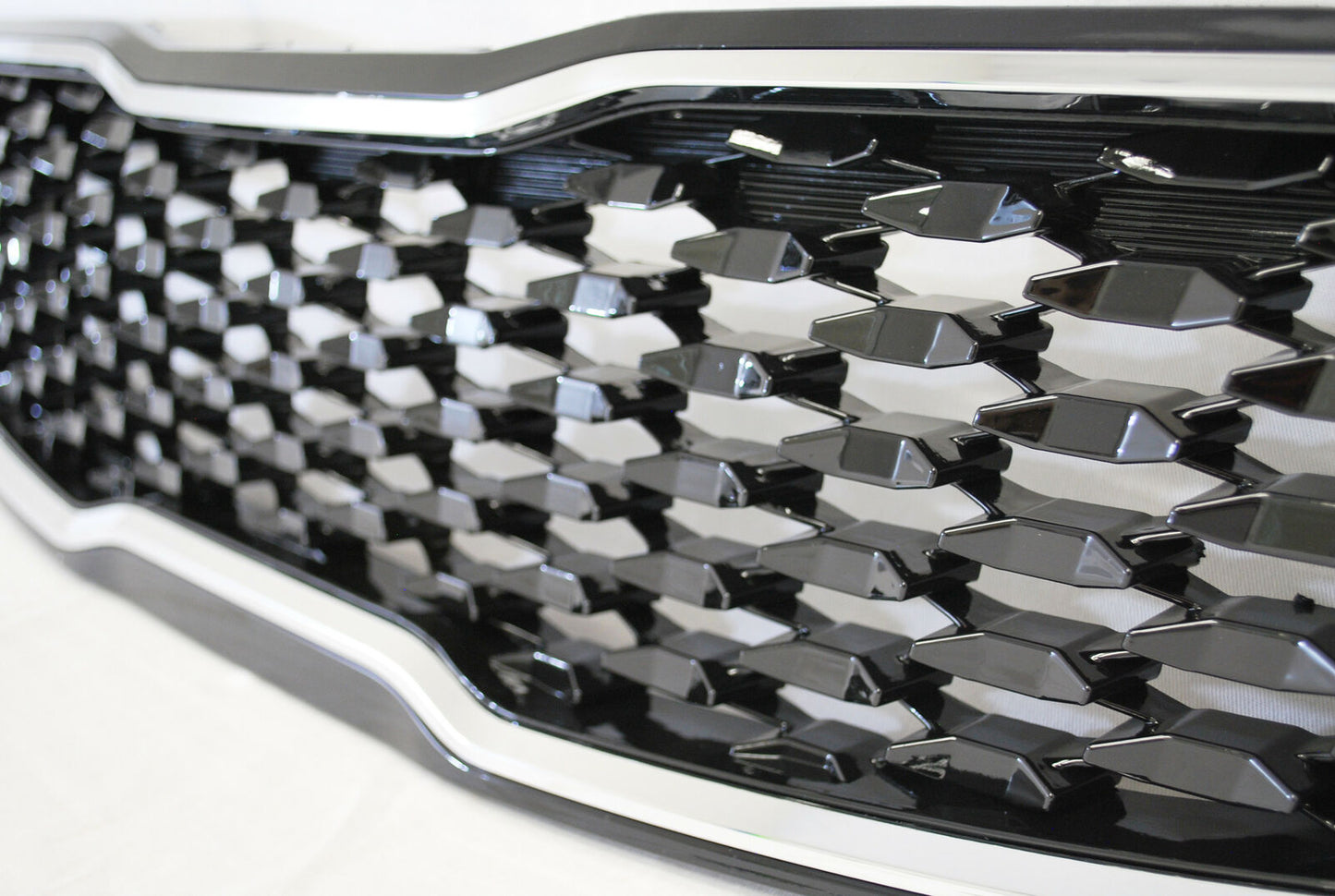 For 2017 2018 Kia Forte5 Hatchback EX LX Front Chrome Upper Bumper Grille Grill