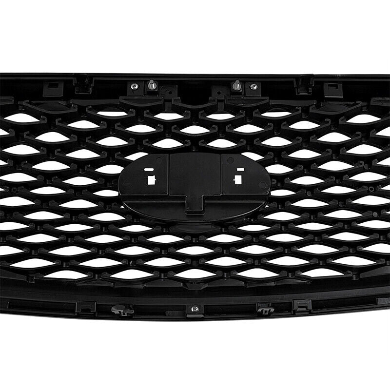 For 2018 2019 2020 2021 2022 Infiniti Q50 Front Upper Gloss Black Grille Grill