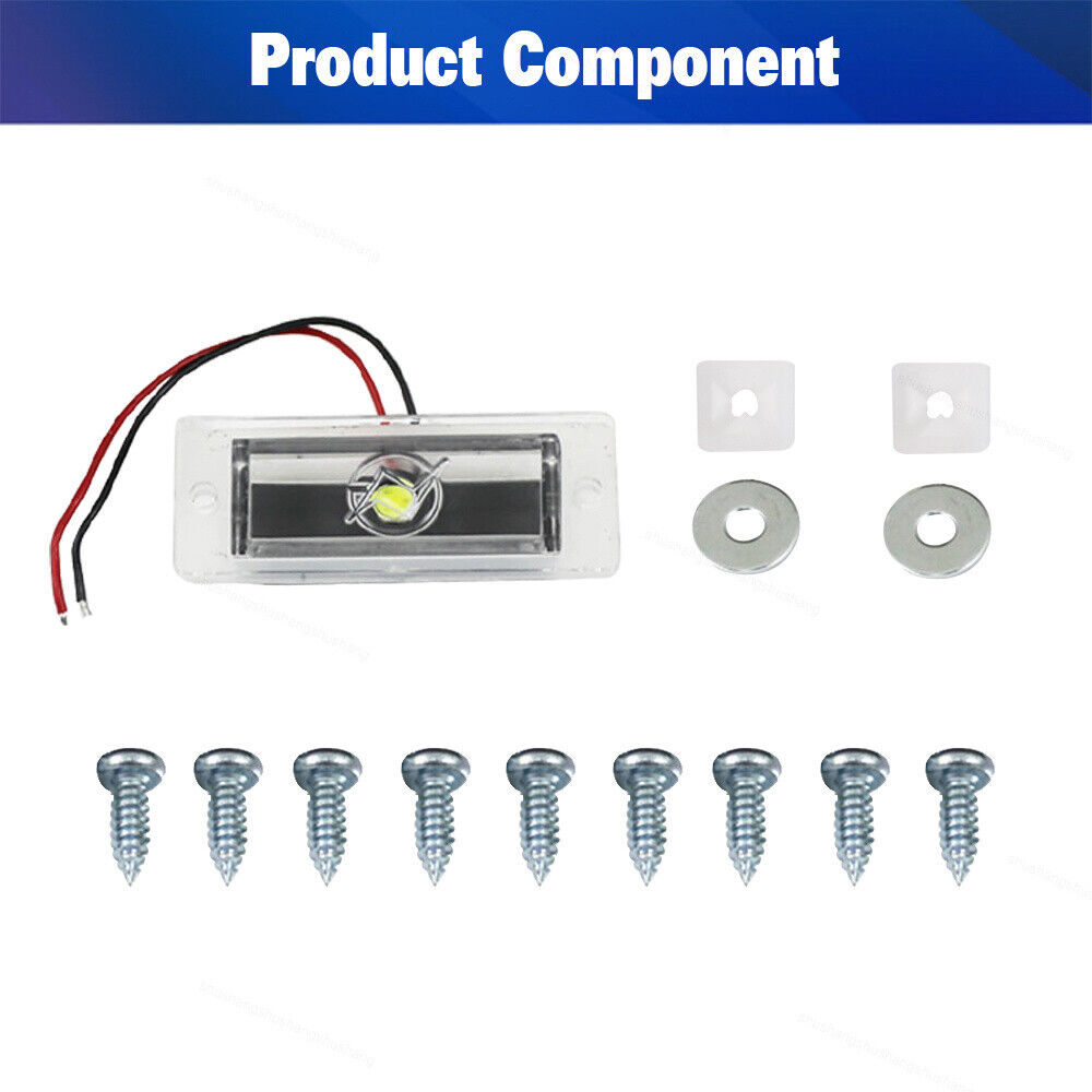 Rear Bumper Roll Pan W/ License Lamp For 99-07 Silverado Sierra Fleetside Pickup