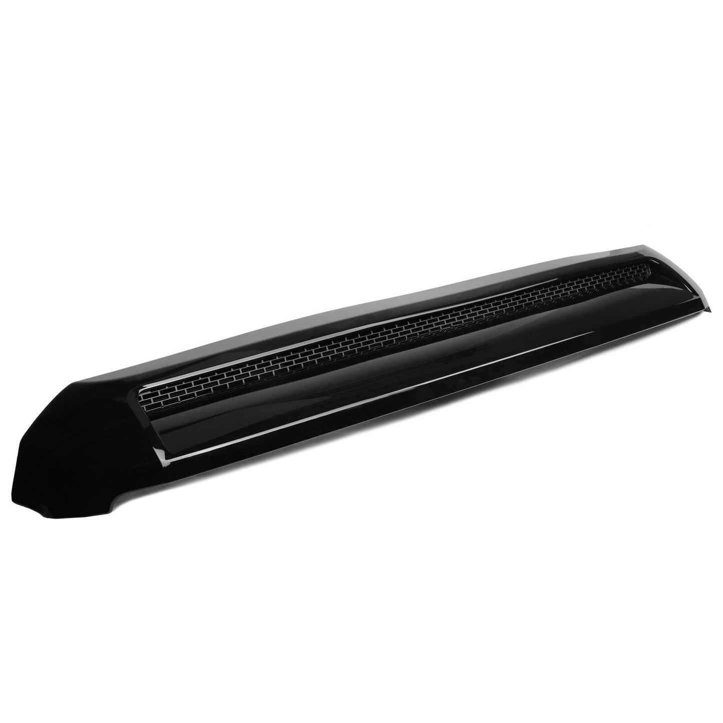 For 14-21 Toyota Tundra Platinum Style Upper Grille Hood Bulge Scoop Gloss Black