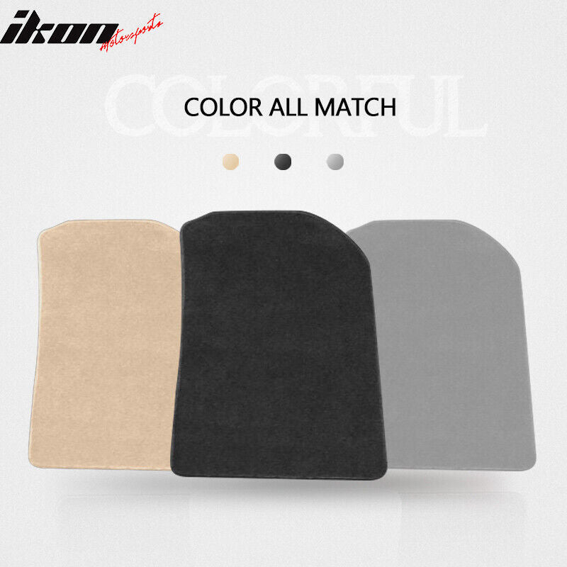 Fits 06-11 Honda Civic Coupe Sedan Nylon Floor Mats Front & Rear Black 3PC