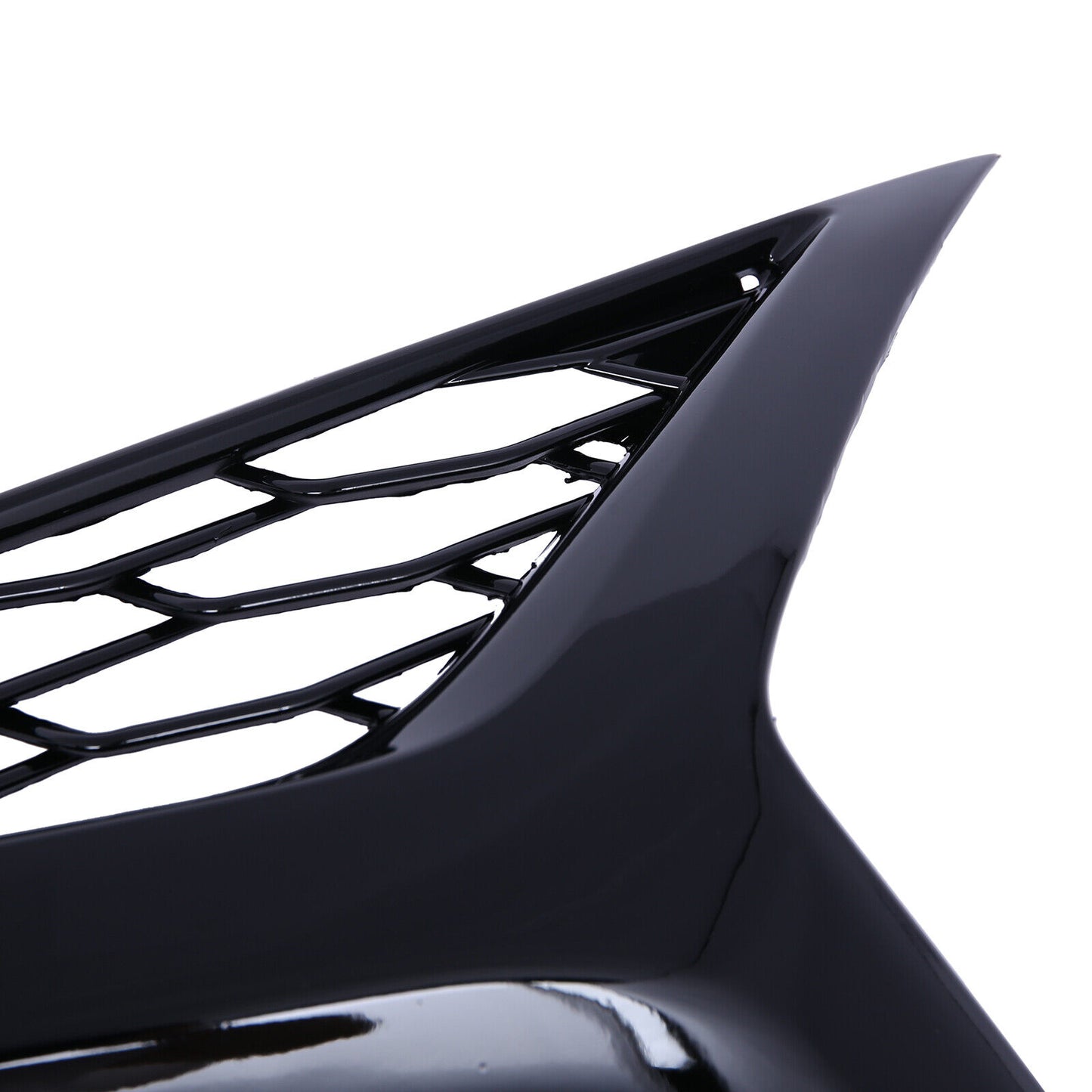Front Lower Grille Glossy Black W/O Radar Hole Fit 2021-2022 Toyota Camry SE XSE