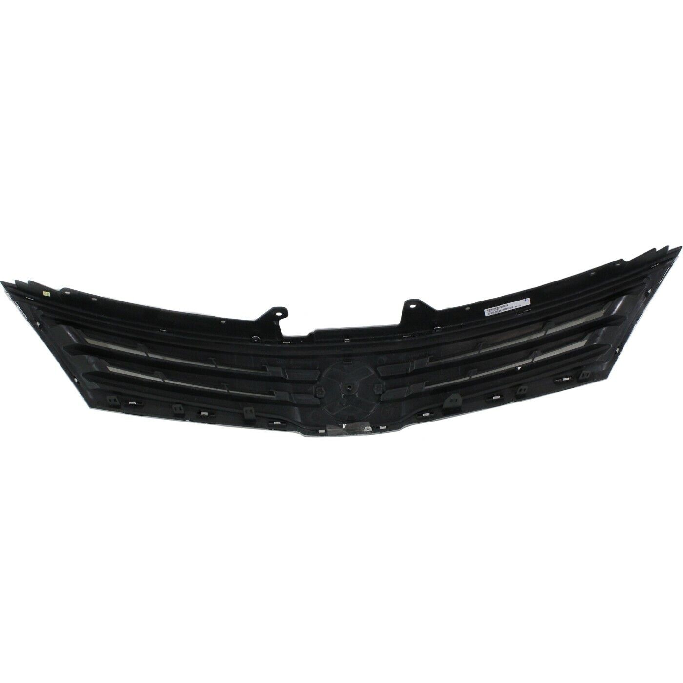 Grille For 2010-2012 Nissan Versa Chrome Shell w/ Black Insert Plastic