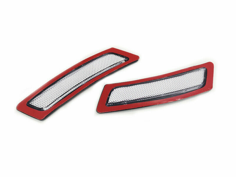 For 2011-2016 BMW F10 5-Series 525i Clear Side Marker Lamps Bumper Reflector