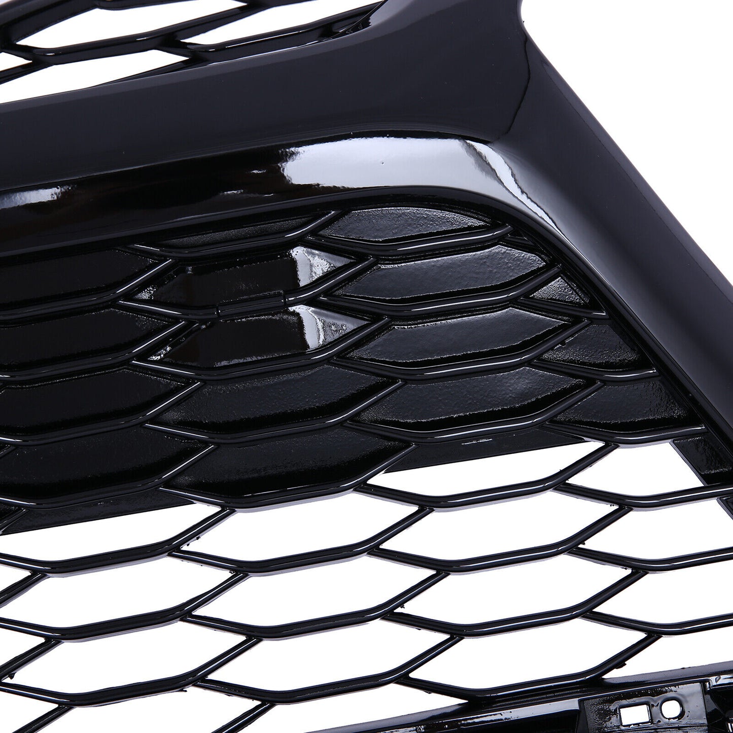 Front Lower Grille Glossy Black W/O Radar Hole Fit 2021-2022 Toyota Camry SE XSE