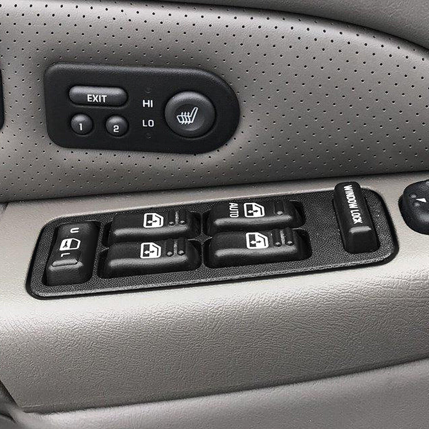 FOR 00-02 SILVERADO SIERRA TAHOE YUKON CREW CAB DRIVER SIDE POWER WINDOW SWITCH