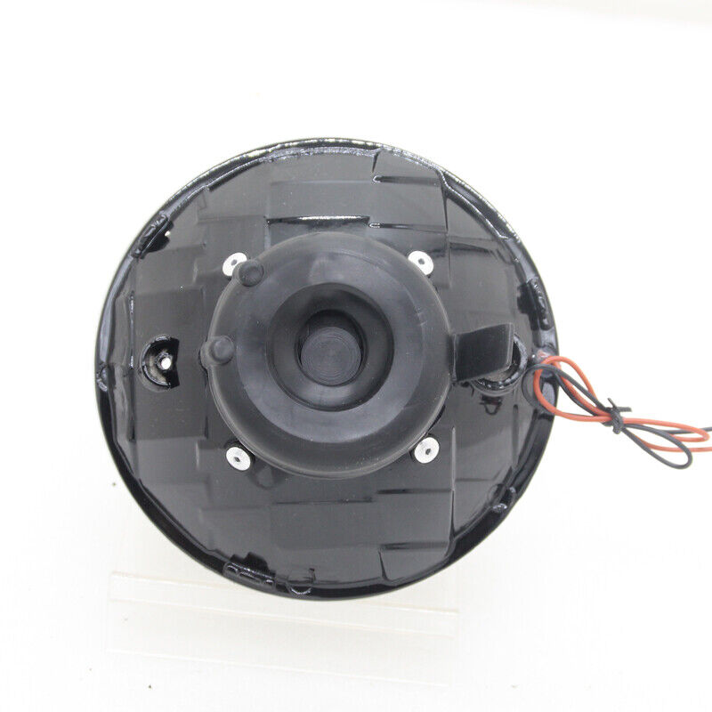 5" Inch Round LED Red Halo Black Lens Projector Headlights Angel Eye