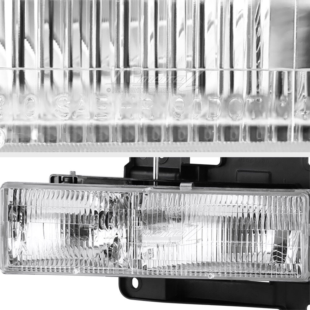 for 1994-1998 Chevy C10 C/K Suburban Tahoe Bumper Headlight Corner Signal Lamp