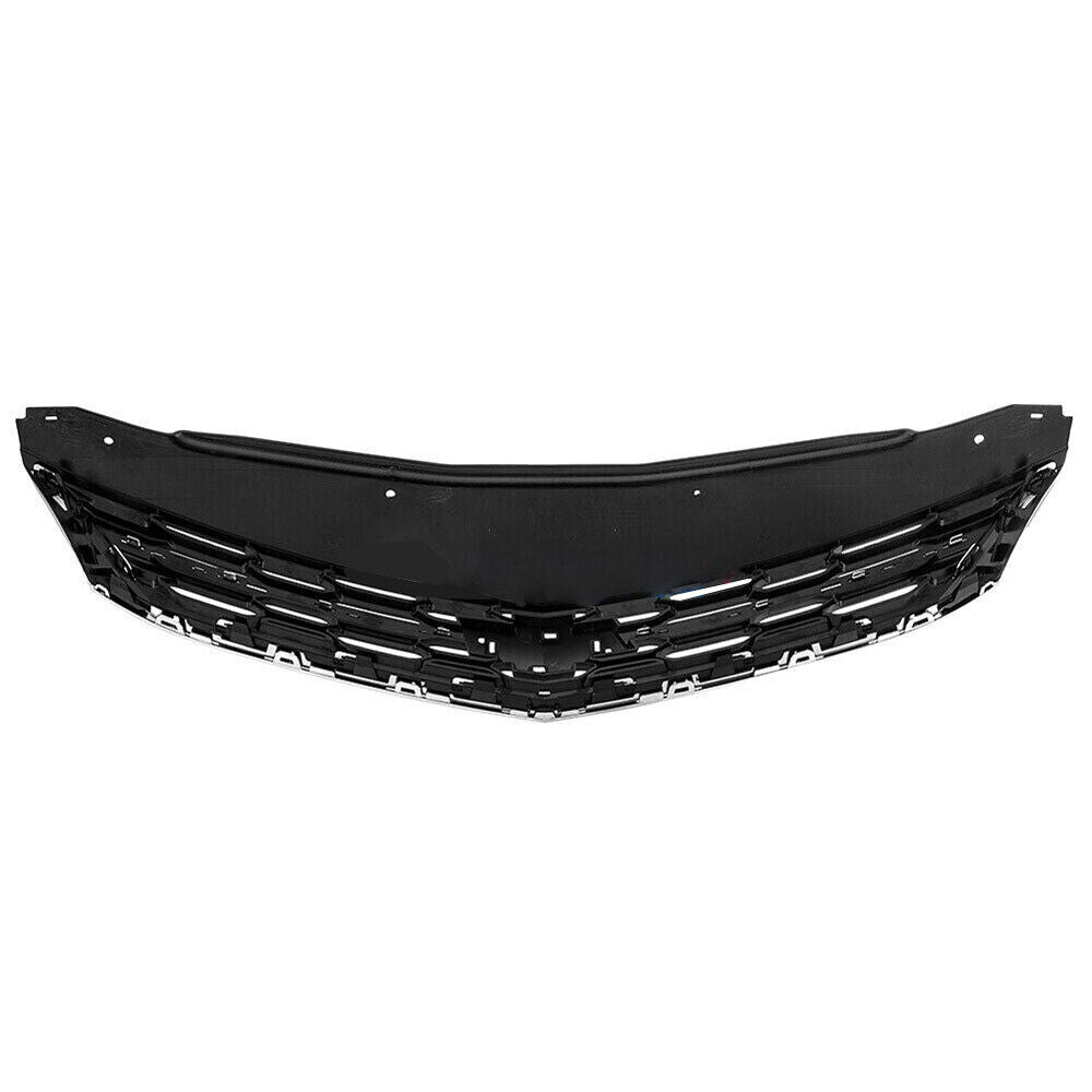 Front Upper and Lower Grille & Front Bumper Cover Fit For 2016-2018 Chevy Cruze