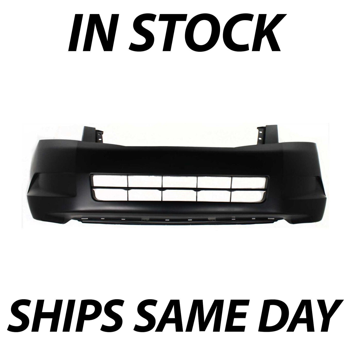 NEW Primered - Front Bumper Cover for 2008 2009 2010 Honda Accord Sedan 08-10