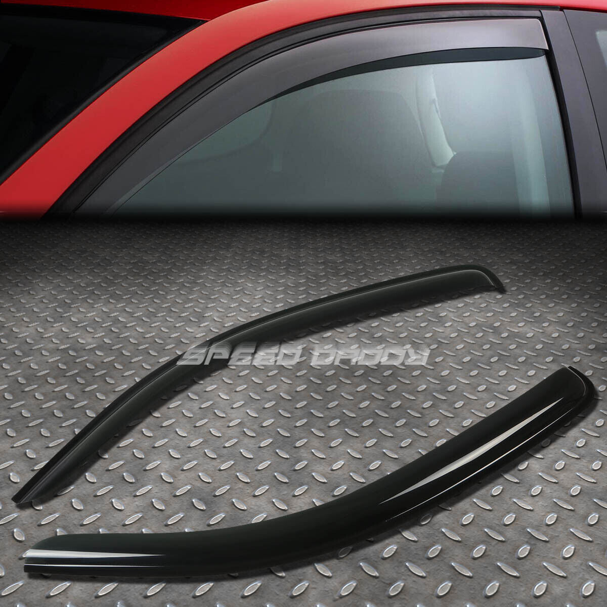 Smoke Tint Window+Sun/Moon Roof Visor/Wind Deflector For 05-14 Tacoma Ext Cab