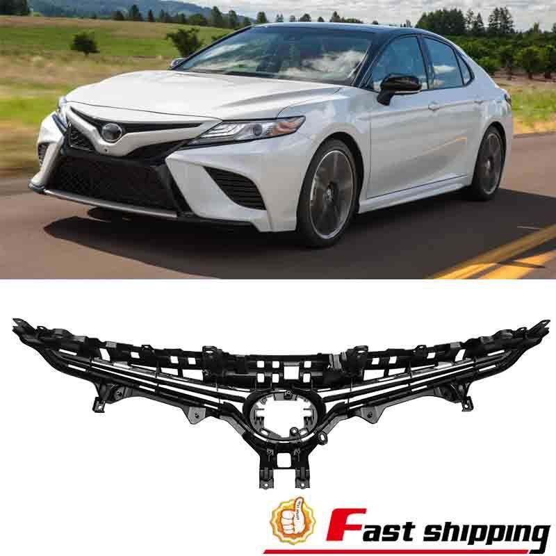Fits 2020 2021 Toyota Camry SE XSE Hybrid Front Upper black Mesh grille grill