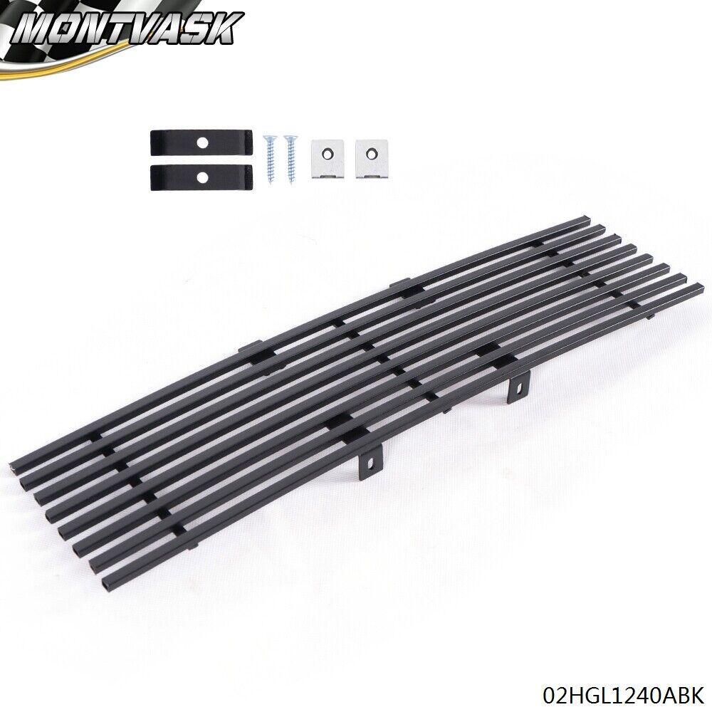 Bumper Black Billet Grille Grill Insert Fit For 2009-2014 Ford F150 F-150 Pikcup